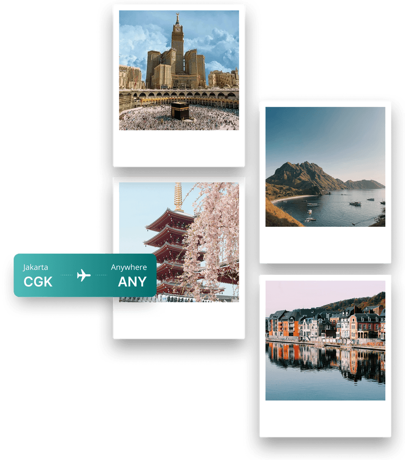 view of several sceneries